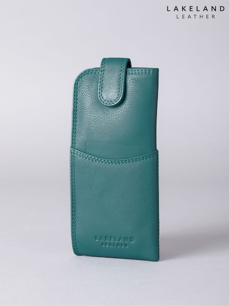 Lakeland Leather Green Glasses Case (G55669) | £17