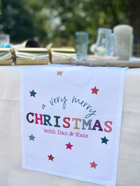 Colourful Christmas Napkin by Solesmith (G55716) | £12