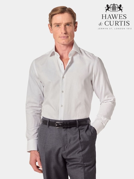 Hawes & Curtis Paisley White Shirt (G56045) | £69