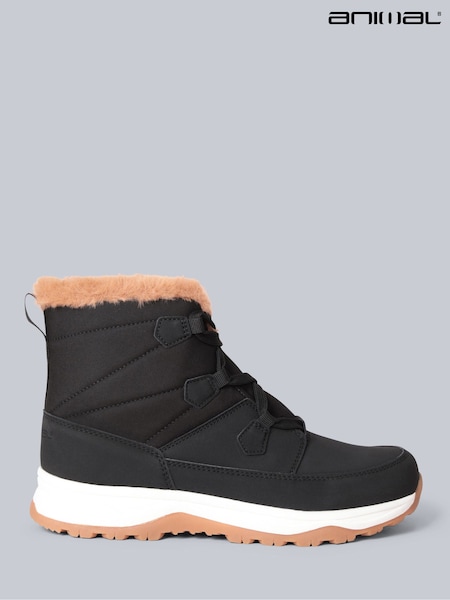 Animal Black Womens Filey Snow Boots (G56169) | £70