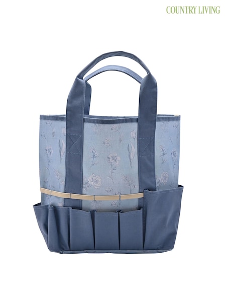 Blue Printed Garden Tote Bag (G56283) | £20