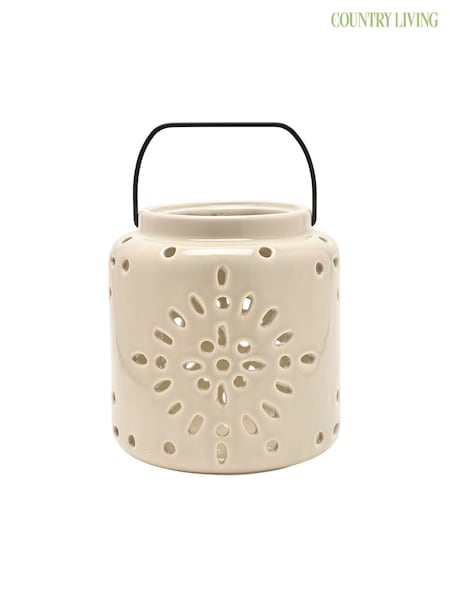 Country Living Stone Ceramic Lantern (G56290) | £22