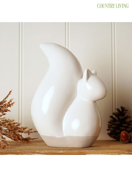 Country Living Orange Ceramic Squirrel Ornament (G56293) | £20