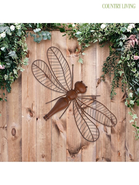 Country Living Brown Insect Metal Wall Art (G56298) | £24