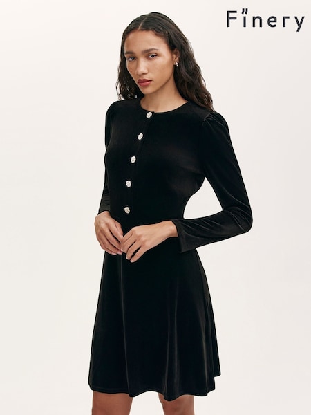 Finery Black Rae Dress (G57082) | £59