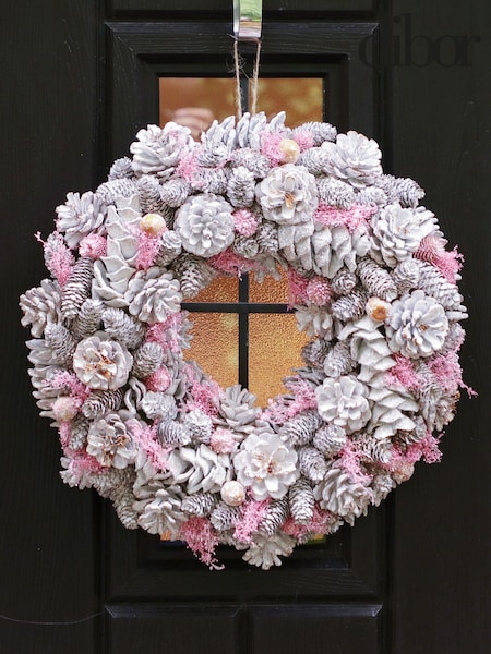 Dibor Amelia Heather Winter 38cm Wreath (G57228) | £28
