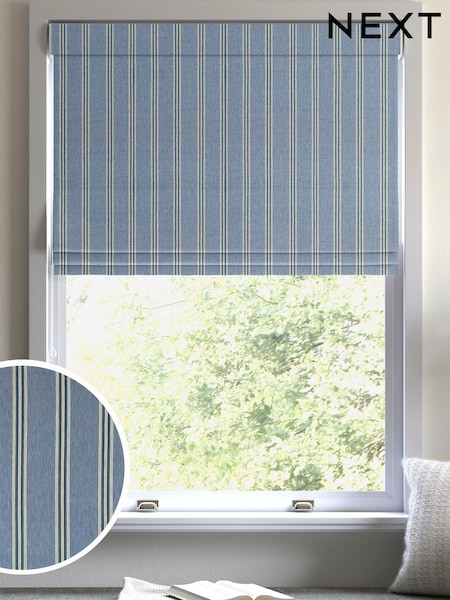 Blue Meliora Made to Measure Roman Blind (G57478) | £84