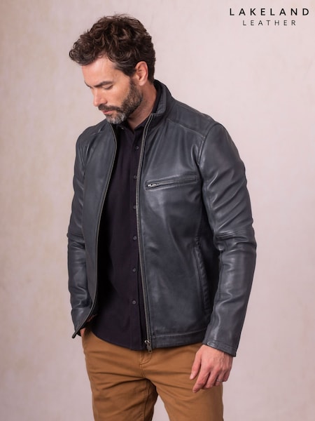 Lakeland Leather Blue Penton Jacket (G57585) | £229