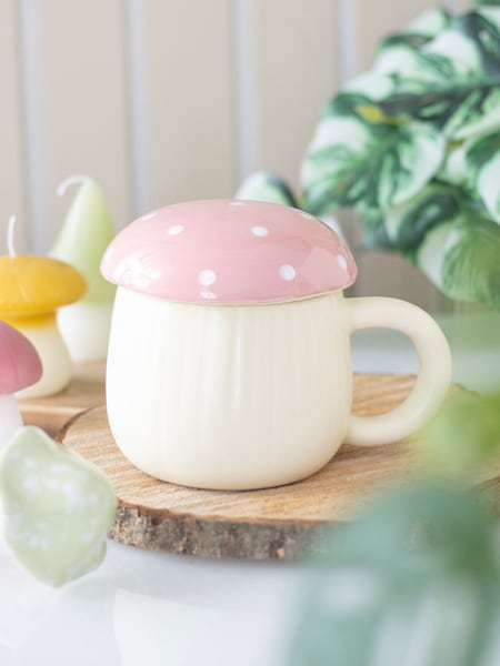 Something Different Pink Mushroom Mug (G57734) | £13