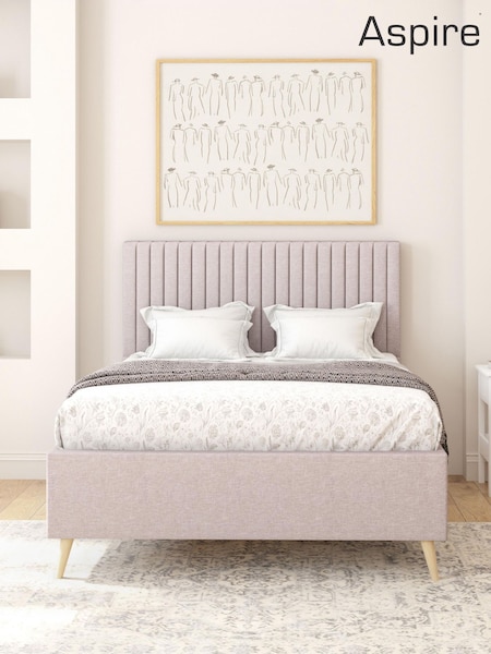 Eire Linen Grey Grant Divan Style Contemporary Bed Frame (G57737) | £555 - £720