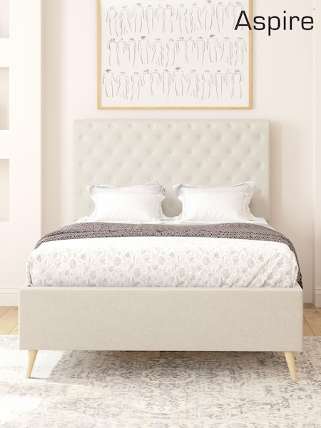 Zara Beige Taylor Divan Style Contemporary Bed Frame (G57771) | £580 - £775