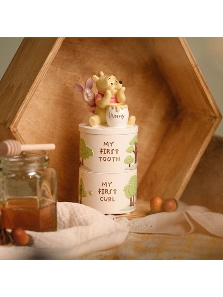 Widdop White Disney Winnie The Pooh Resin Tooth And Curl Trinke Box Set (G57819) | £24