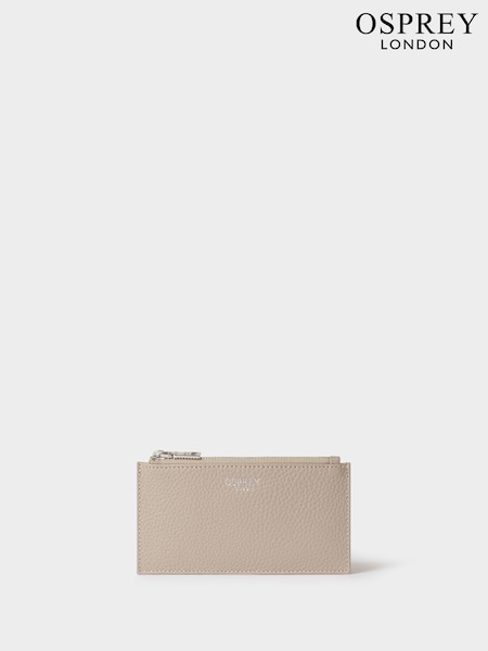 Osprey London Natural The Core Small Leather Card Pouch (G59081) | £35