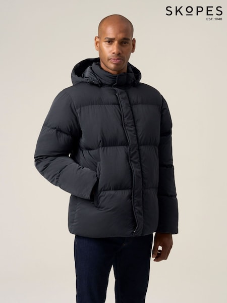 Skopes Black Amble Padded Puffer Jacket (G59088) | £129
