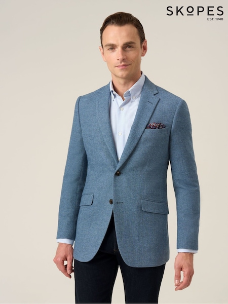 Skopes Stone Hexham Tailored Fit Wool Blend Jacket (G59131) | £119