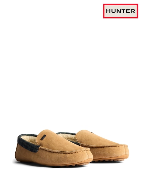Hunter Blue Moccassin Slippers (G59177) | £70