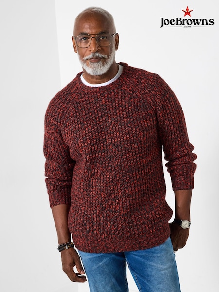 Joe Browns Orange Chunky Rib Knit Jumper (G59301) | £40
