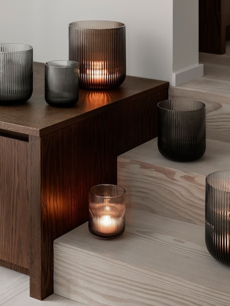 blomus Smoke Grey Large VEN Hurricane Small (G59544) | £30