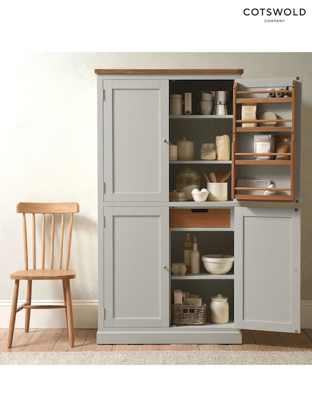Cotswold Company Pebble Grey Simply Double Larder (G59567) | £955