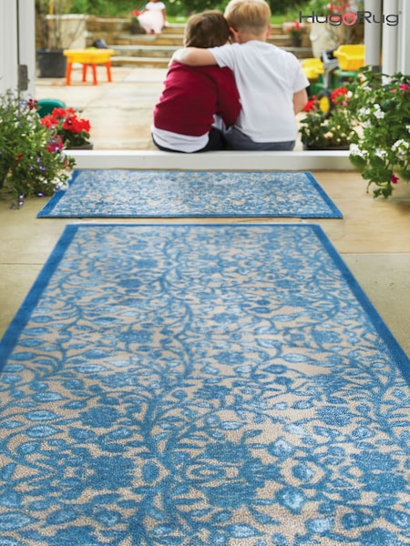 Hug Rug Blue Nature 33 Runner (G59638) | £80