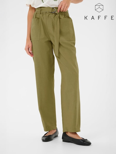 Kaffe Green Kaliva Trousers (G59729) | £80