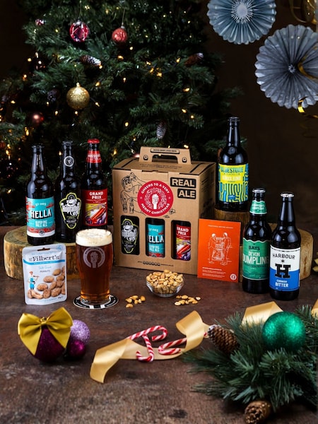 QWERTY Beer Box Merry Christmas Real Ale Beer Gift Experience (G59967) | £42