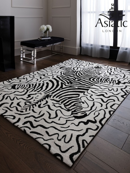 Asiatic Rugs Mono Wilder Zebra Mono Rug (G60391) | £109 - £319