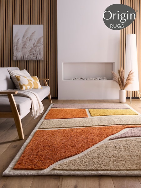 Origin Rugs Terracotta Strata Rug (G60410) | £140 - £390