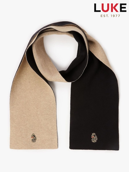 Luke 1977 Cream Gerard 3 Marle Scarf (G60641) | £25