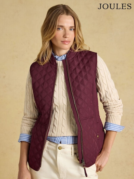 Port - Joules Minx Showerproof Diamond Quilted Gilet