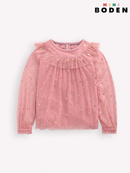 Boden Pink Tulle Party Top (G60962) | £25 - £29
