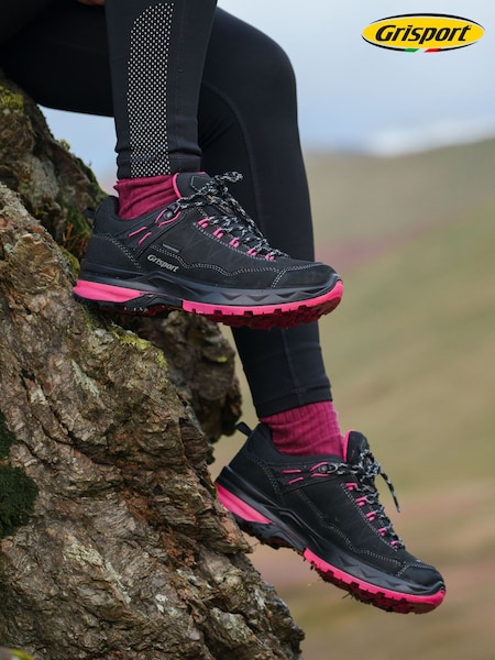 Grisport Bodmin Waterproof and Breathable Walking Black Shoes (G61008) | £130