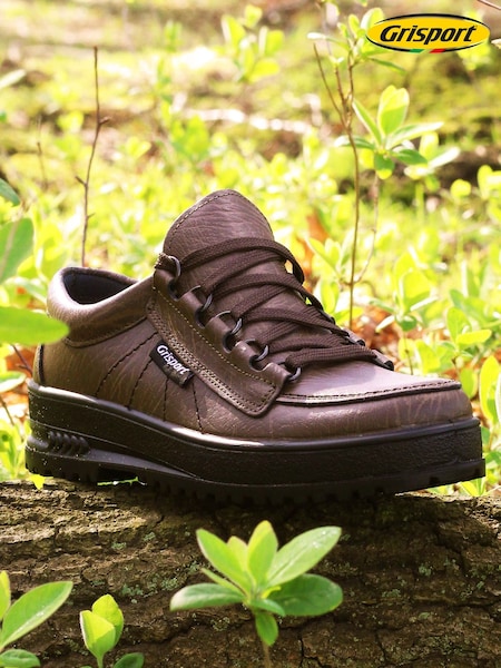Grisport Modena Lightweight Walking Brown Shoes (G61022) | £65