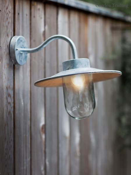 Garden Trading Silver St Ives Swan Neck Outdoor Light (G61085) | £75