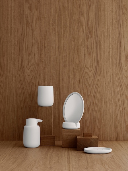 blomus White SONO Toothbrush Tumbler (G61451) | £21