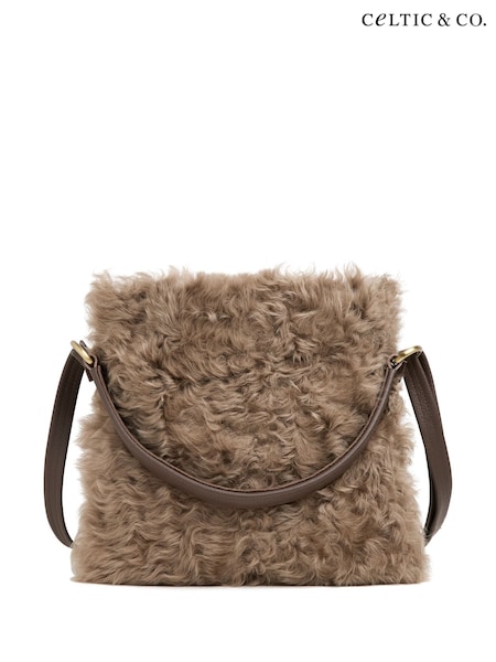 Celtic & Co. Toscana & Leather Shoulder Brown Bag (G62158) | £225