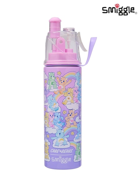 Smiggle Pink Care Bears Insulated Stainless Steel Spritz Drink 500Ml Bottle (G62222) | £22