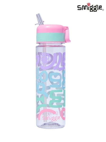 Smiggle Pink Smiggler Plastic Drink 650Ml Bottle (G62238) | £12