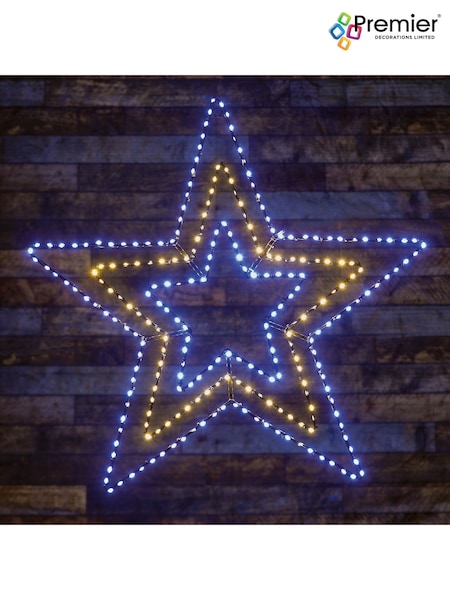 Premier Decorations Ltd 79 x 76cm Flashing Flexibright Star with 248 LEDs (G62287) | £64