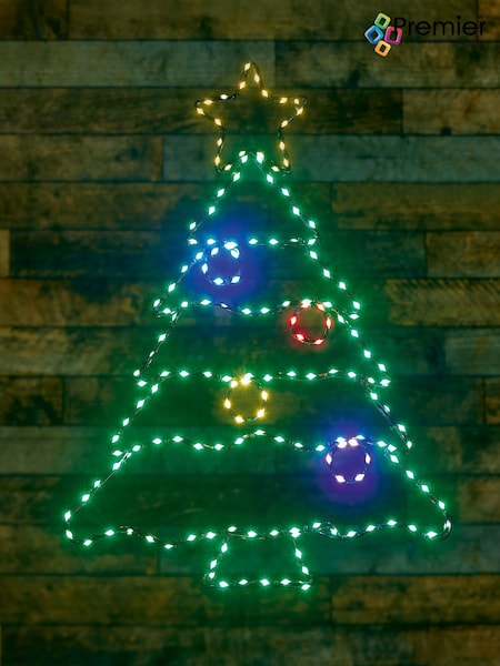 Premier Decorations Ltd Twinkling Flexibrights Xmas Tree Motif (G62301) | £34