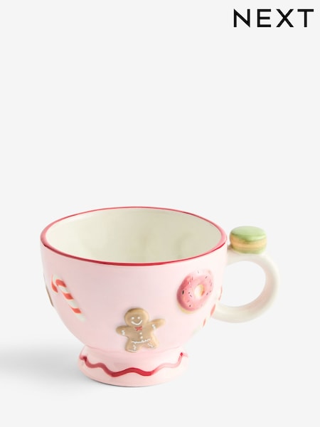 Festive Food Gingerbread And Treats Footed Mug