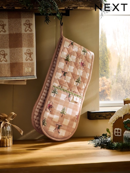 Christmas Gingerbread Oven Gloves