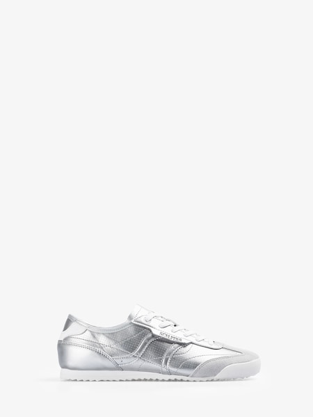 Scalpers Silver Low-Top Sneakers (G62786) | £110