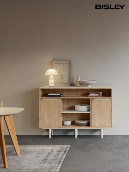 Bisley Chalk Finn Large Open Sideboard (G62890) | £715