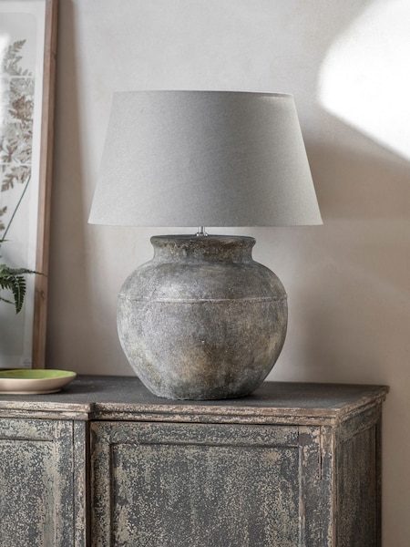 One.World Natural Baybridge Stone Table Lamp (G62905) | £135