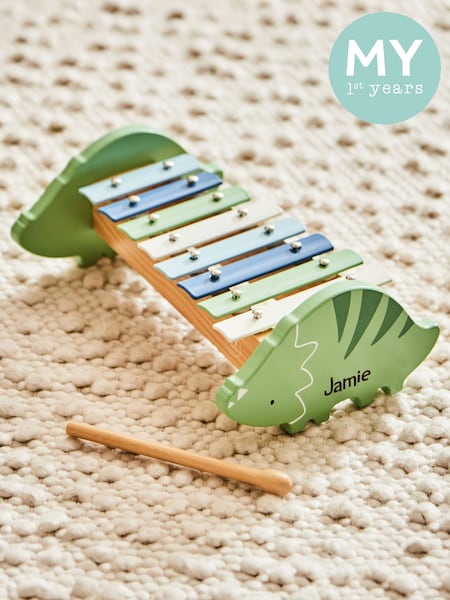 My 1st Years Personalised Dinosaur FSC® Xylophone (G63010) | £30
