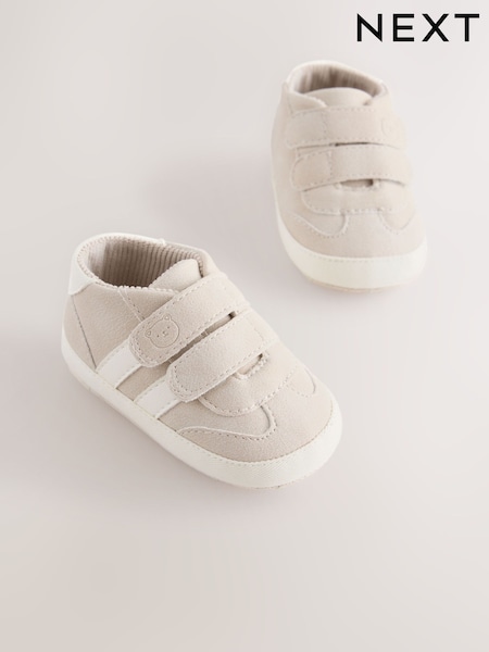 Neutral - Touch Fasten Baby Trainers (0-24mths)