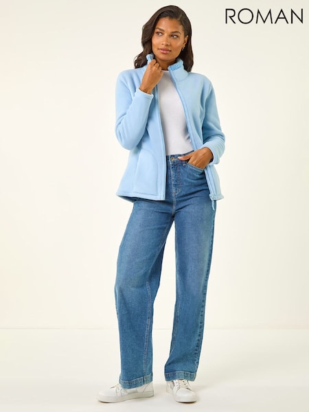 Roman Blue Reversible Fleece Zip Jacket (G63142) | £44