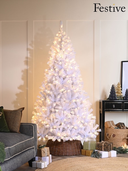 Festive No Colour Pre Lit Wentworth Fir 6ft Christmas Tree (G63273) | £180