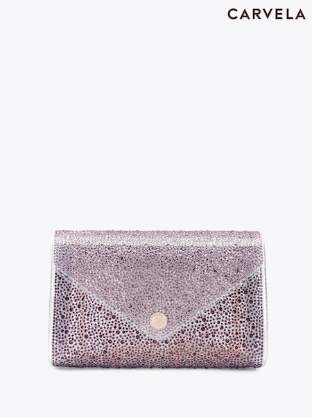 Carvela Red Positano Vinyl Clutch Bag (G63523) | £129